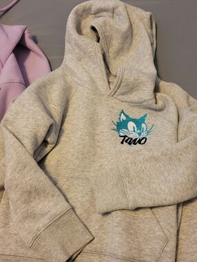 Two street gear  girls hoodie on Amazon Essentials Gray Fleece Pullover
